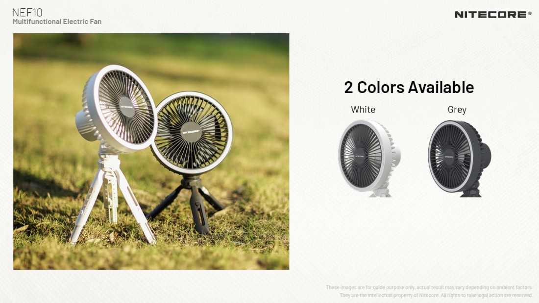 Nitecore NEF10 Elektromos Ventilátor