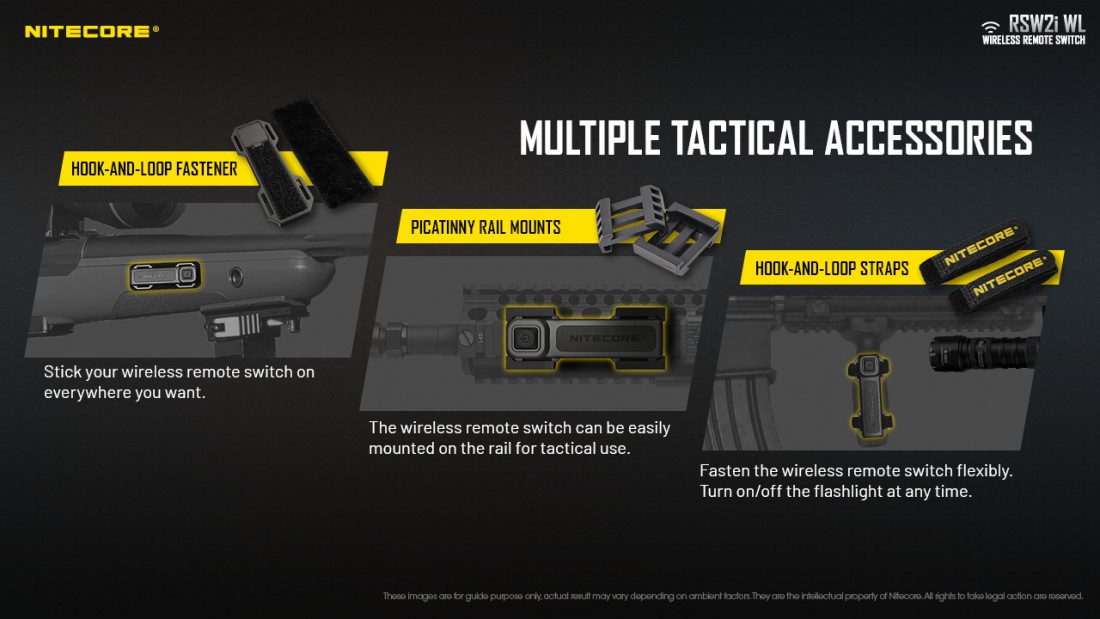 Nitecore Kellék Vezetéknélküli Nyomókapcsoló RSW2i WL
