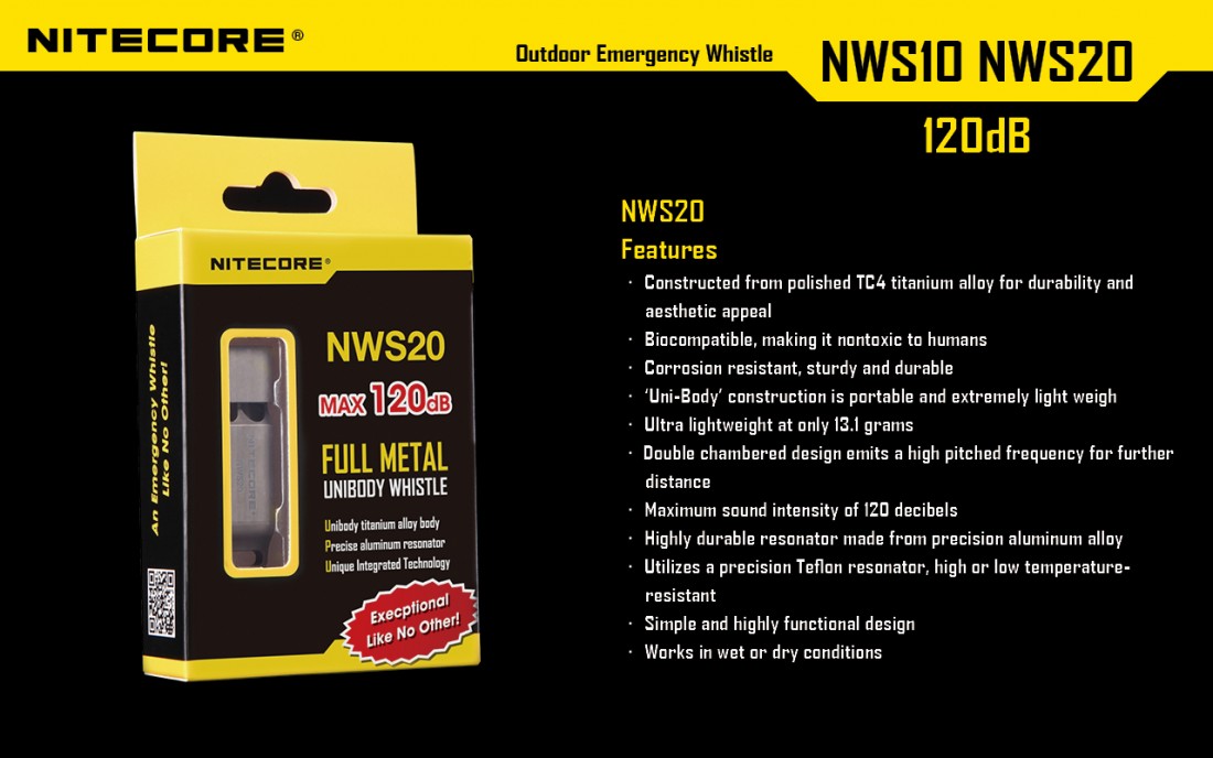 Nitecore Kellék Síp NWS10