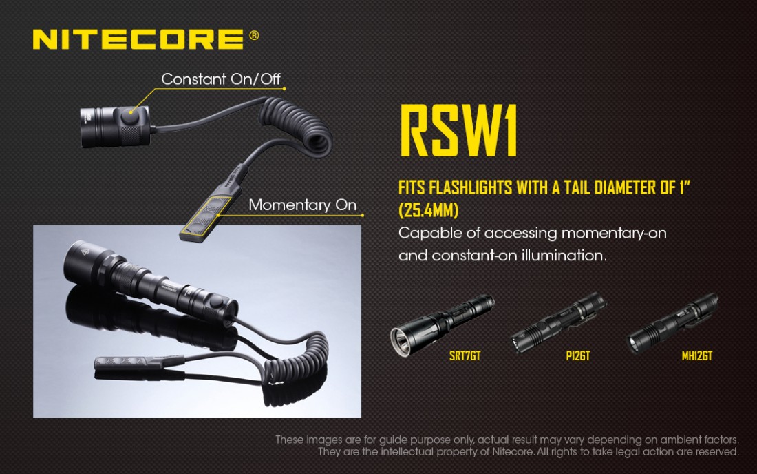 Nitecore Kellék Lengőkapcsoló RSW1