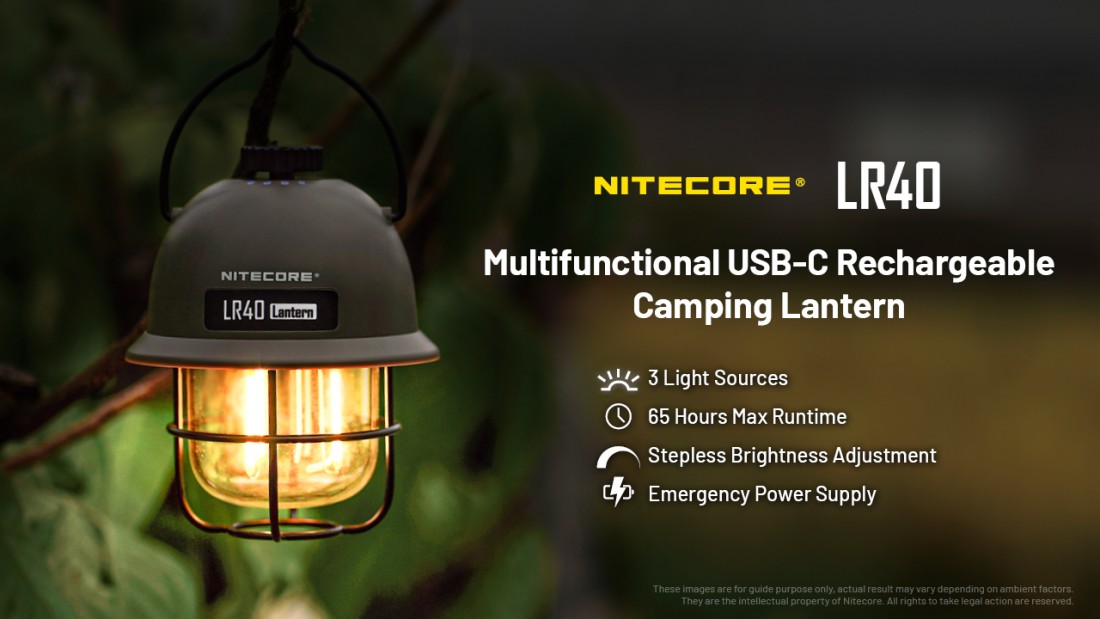 Nitecore Elemlámpa LR40 (akkumulátoros) (100 lumen) 11