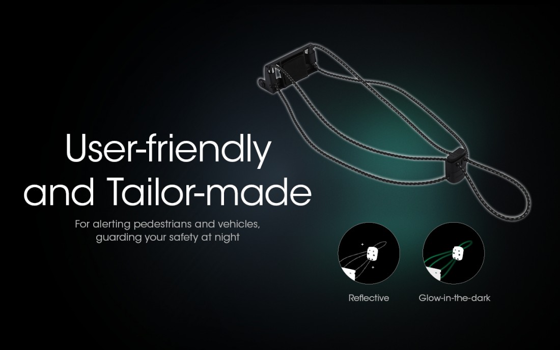 Nitecore Fejlámpa NEW NU25 UL (akkumulátoros - tartozék) HP LED (400 lumen) 6