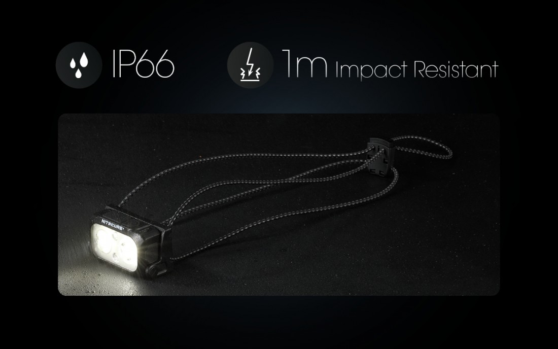 Nitecore Fejlámpa NEW NU25 UL (akkumulátoros - tartozék) HP LED (400 lumen) 19