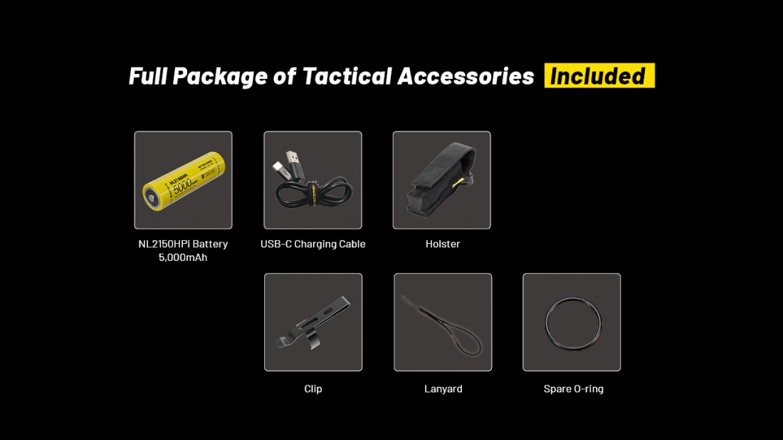 Nitecore Elemlámpa P23i (1x21700 tartozék) Luminus SFT-70 LED (3000 lumen)_24
