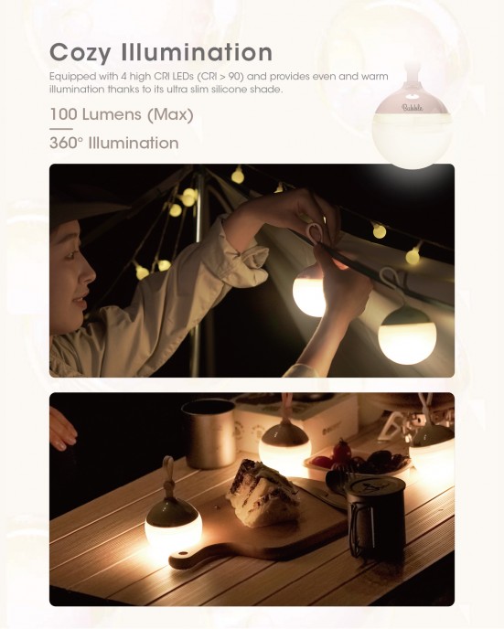 Nitecore Elemlámpa Bubble (akkumulátoros) CRI LED (100 lumen)_5