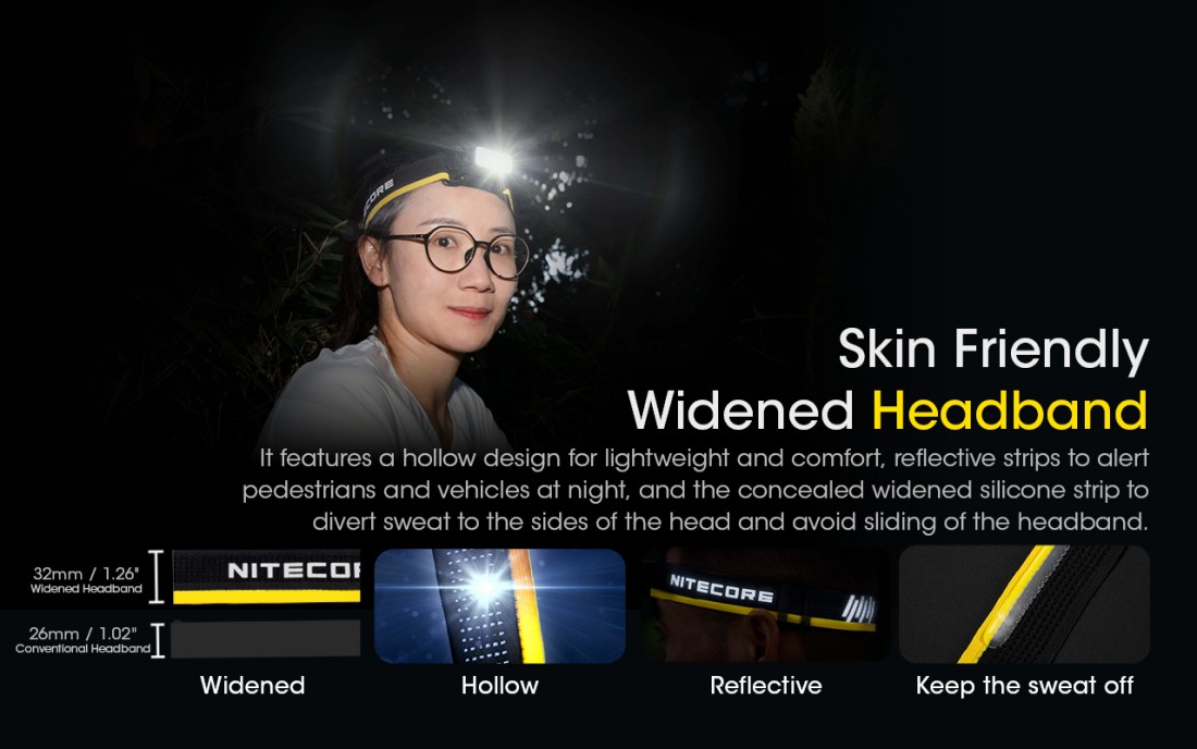 Nitecore Fejlámpa NU40 (akkumulátoros - tartozék) LUMINUS SST-20-W (1000 Lumen)_11
