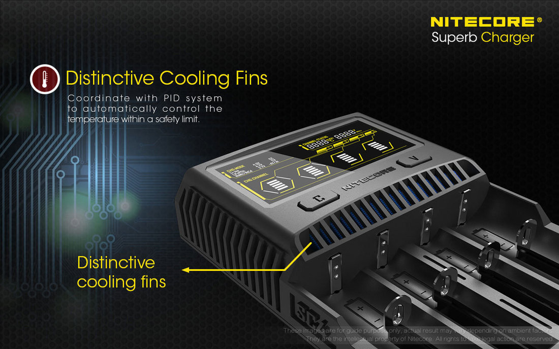 Nitecore Kellék Akkumulátor Gyorstöltő SC4