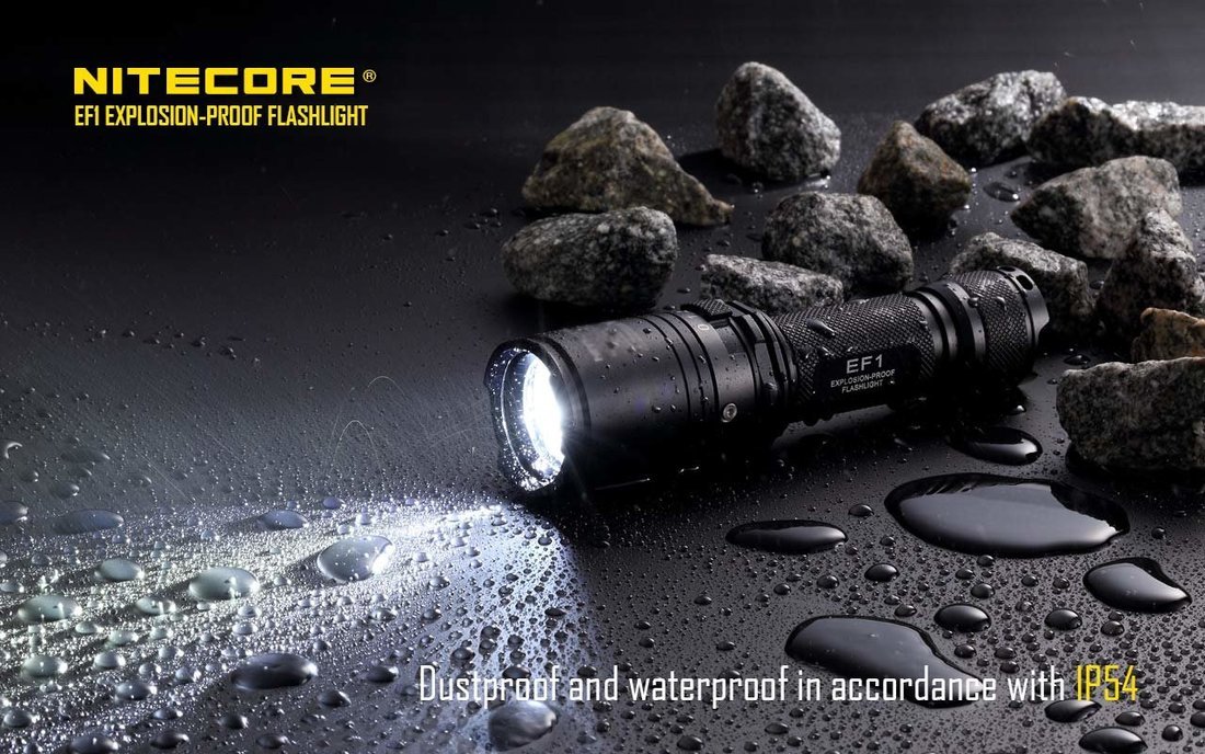 Nitecore Elemlámpa EF1 ATEX (1x18650) CREE XM-L2 U3 (830 lumen)