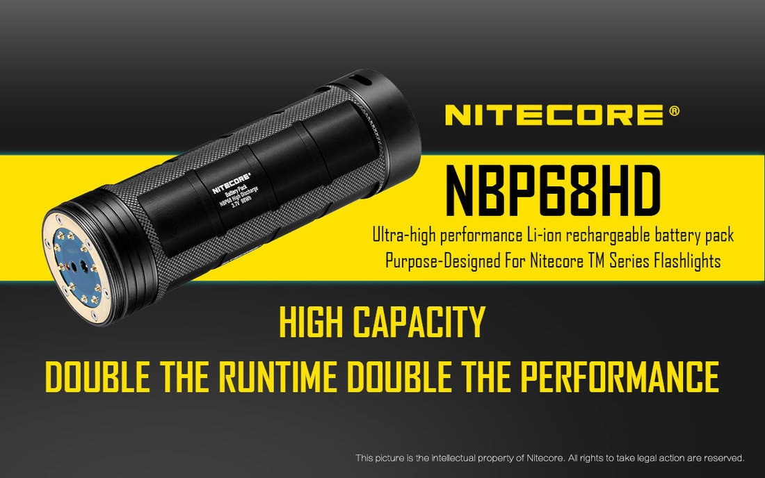 Nitecore Kellék Akkumulátor pakk NBP68HD