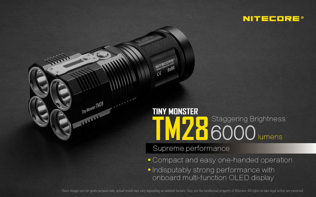 Nitecore TM28 SET LED Elemlámpa