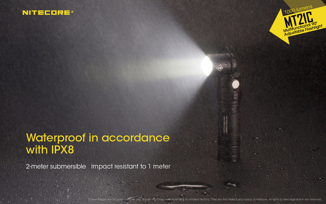 Nitecore Elemlámpa MT21C (1x18650) CREE XP-L HD V6 (1000 lumen)