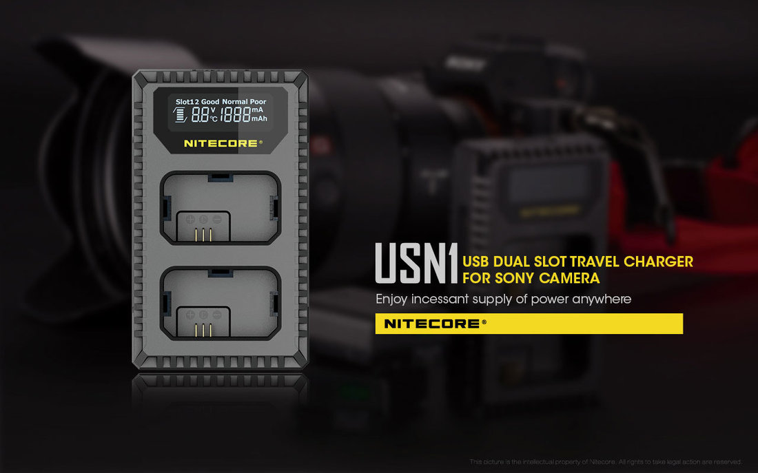 Nitecore Kellék Akkumulátor Töltő USN1