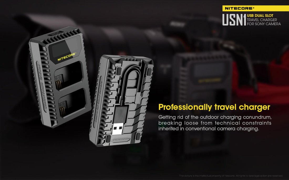 Nitecore Kellék Akkumulátor Töltő USN1
