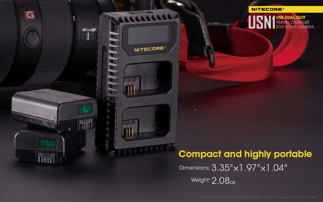 Nitecore Kellék Akkumulátor Töltő USN1