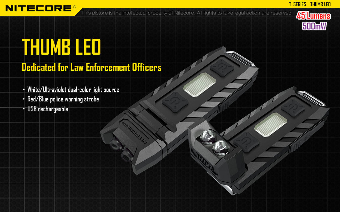 Nitecore Elemlámpa Thumb LEO (Akkumulátoros) HP LED (45 lumen)