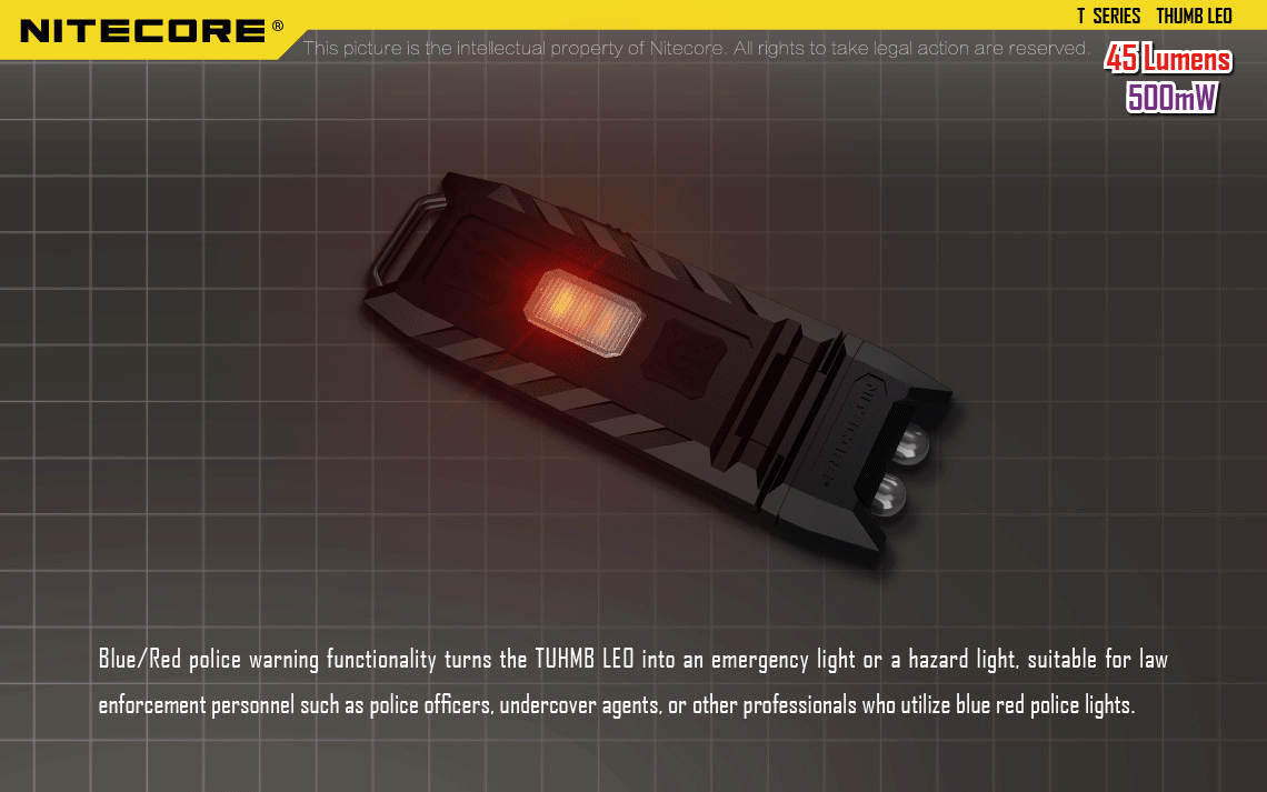 Nitecore Elemlámpa Thumb LEO (Akkumulátoros) HP LED (45 lumen)