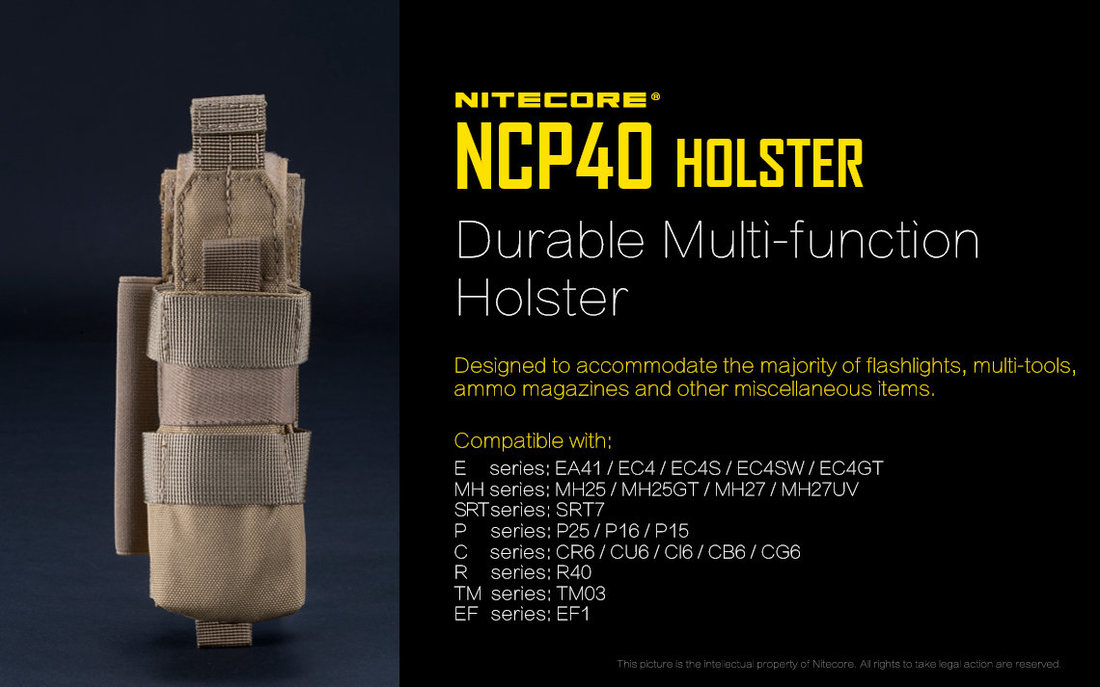 Nitecore Kellék Kiegészítő NCP40 Lámpatartó