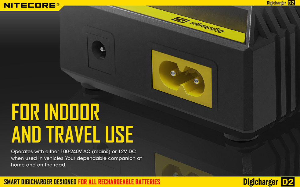Nitecore Kellék Akkumulátor Töltő D2EU