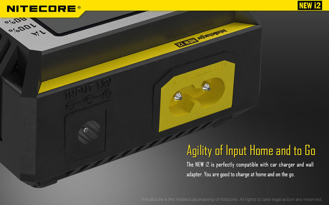 Nitecore Kellék Akkumulátor Töltő i2