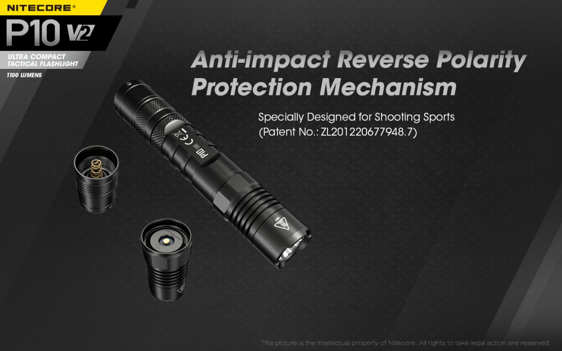 Nitecore Elemlámpa P10V2 (1x21700) CREE XP-L2 V6 (1100 lumen)