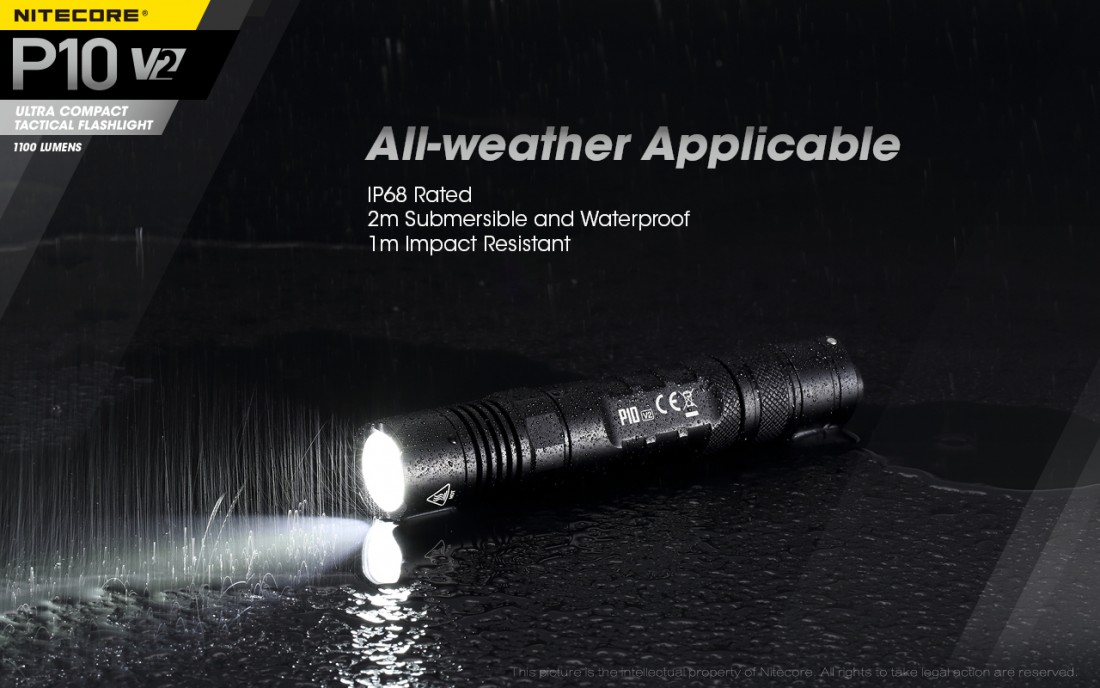 Nitecore Elemlámpa P10V2 (1x21700) CREE XP-L2 V6 (1100 lumen)