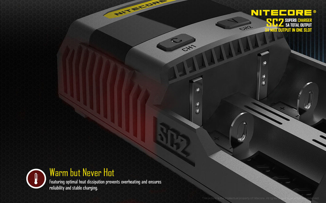 Nitecore Kellék Akkumulátor Töltő SC2