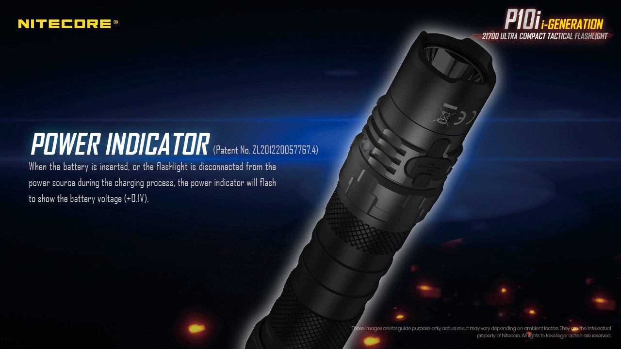 Nitecore Elemlámpa P10i (1x21700)  Luminus SST-40-W LED (1800 lumen)