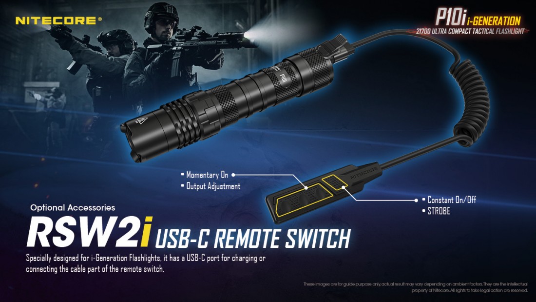 Nitecore Elemlámpa P10i (1x21700)  Luminus SST-40-W LED (1800 lumen)