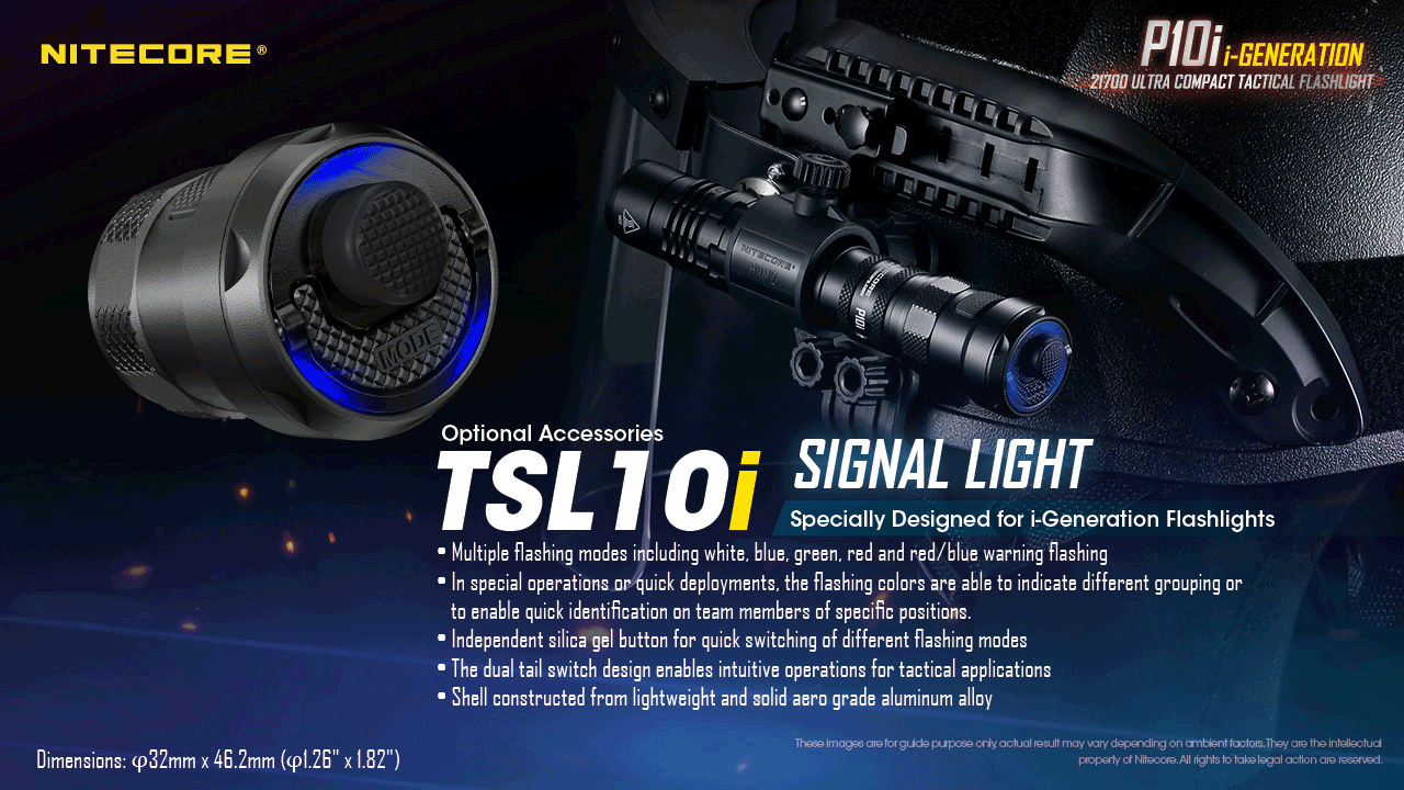 Nitecore Elemlámpa P10i (1x21700)  Luminus SST-40-W LED (1800 lumen)