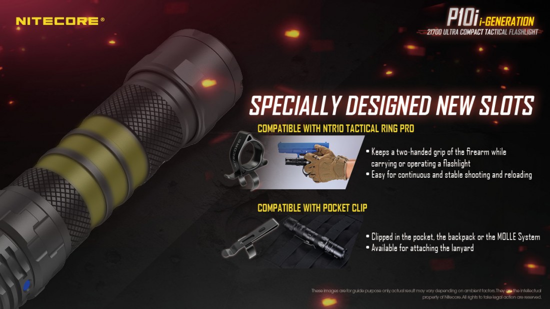 Nitecore Elemlámpa P10i (1x21700)  Luminus SST-40-W LED (1800 lumen)