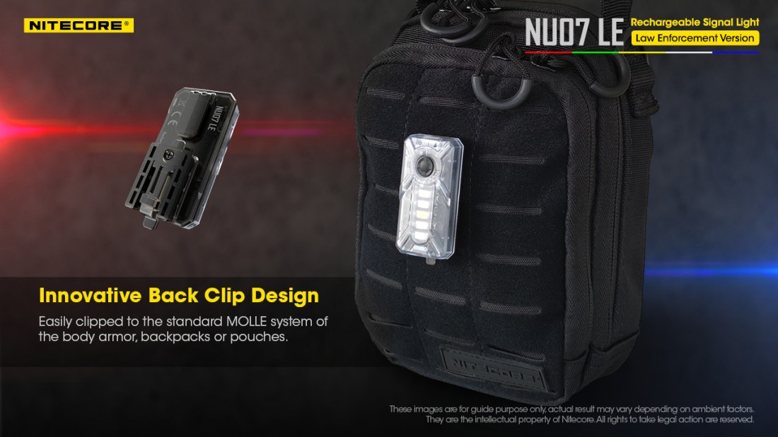Nitecore Elemlámpa NU07LE (akkumulátoros) HP LED (15 lumen)