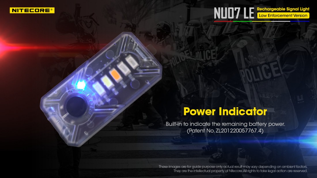 Nitecore Elemlámpa NU07LE (akkumulátoros) HP LED (15 lumen)