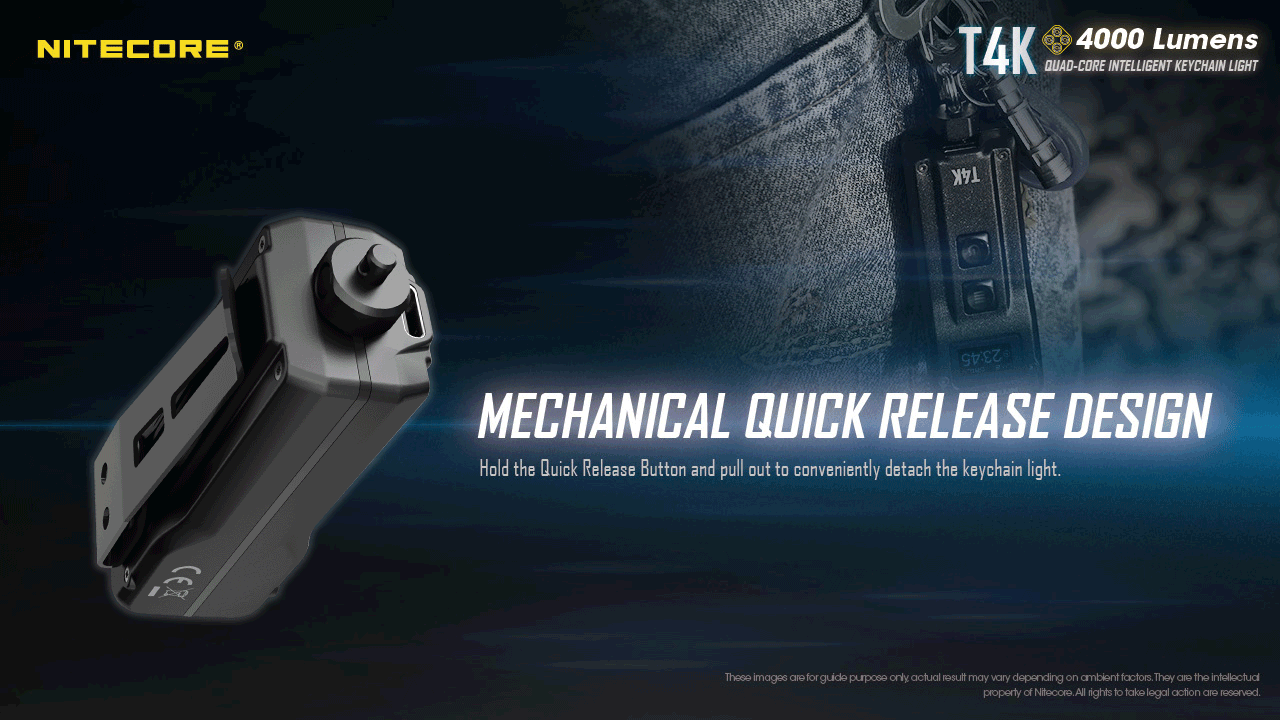 Nitecore Elemlámpa T4K (akkumulátoros) CREE XP-L2 V6 (4000 lumen)