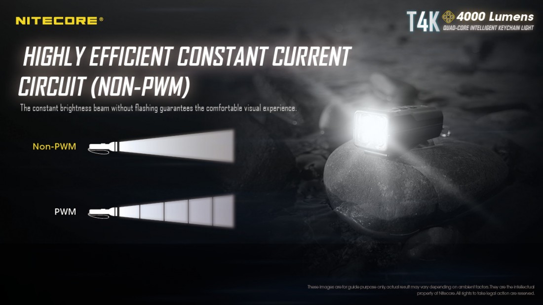 Nitecore Elemlámpa T4K (akkumulátoros) CREE XP-L2 V6 (4000 lumen)