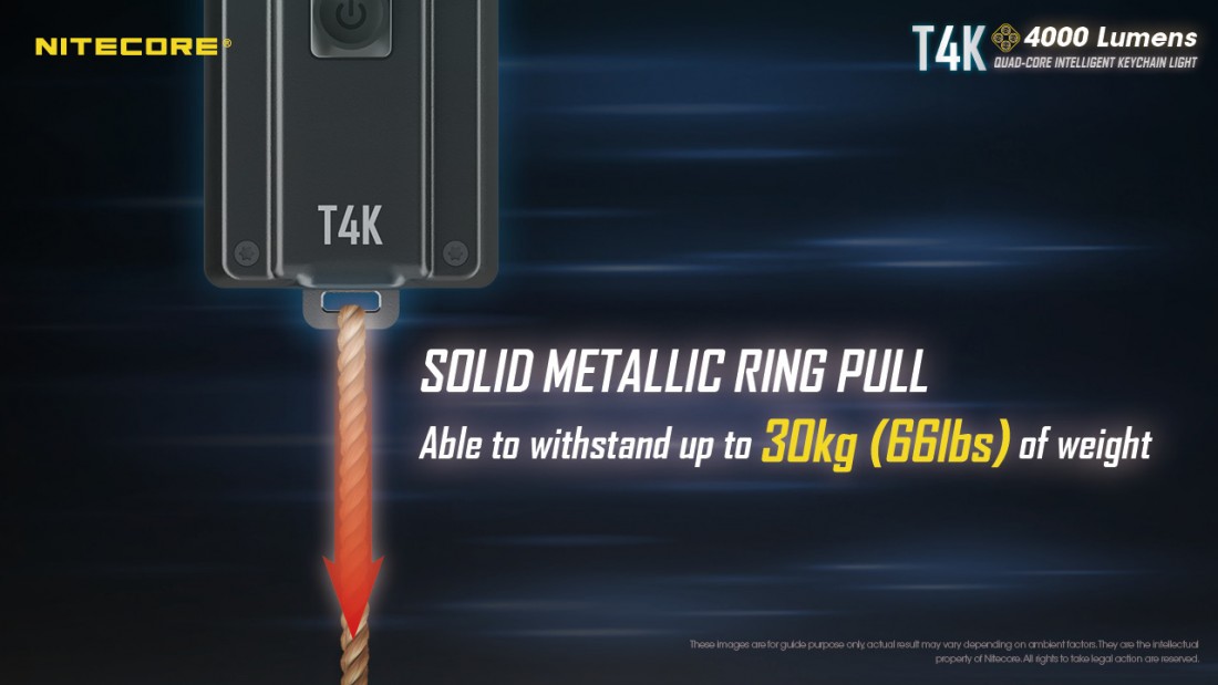 Nitecore Elemlámpa T4K (akkumulátoros) CREE XP-L2 V6 (4000 lumen)