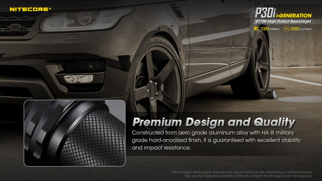 Nitecore Vadászlámpa Szett P30i (1x21700 tartozék) CREE XHP35 HI (2000 lumen)