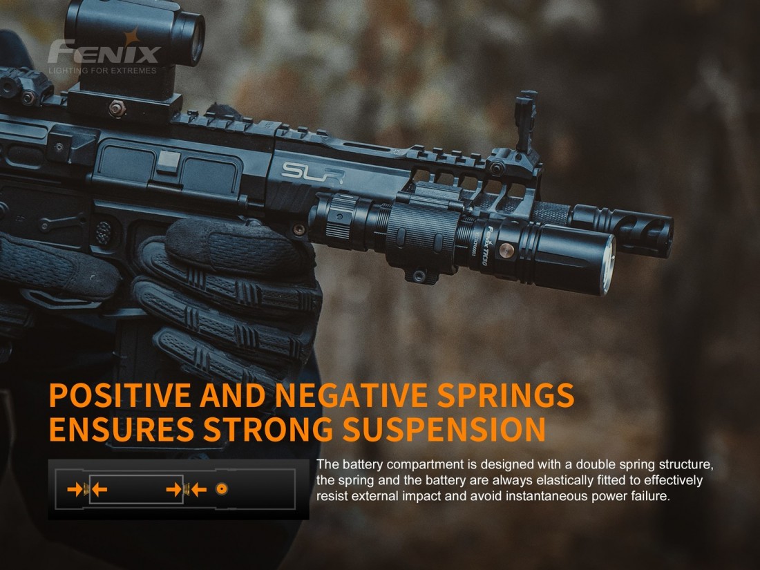 Fenix Fehér Lézerfényű Elemlámpa TK30 (1 x 21700) 1200 méter (500 lumen)