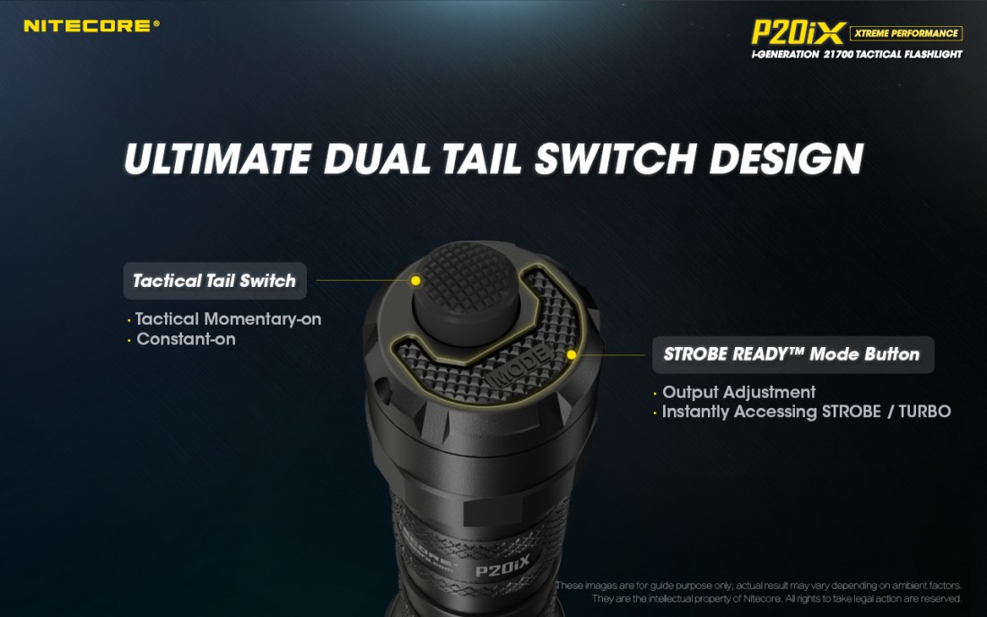 Nitecore Elemlámpa P20iX (1x21700 tartozék) CREE XP-L2 V6 (4000 lumen)