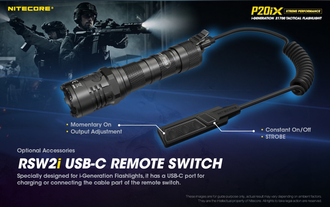 Nitecore Elemlámpa P20iX (1x21700 tartozék) CREE XP-L2 V6 (4000 lumen)