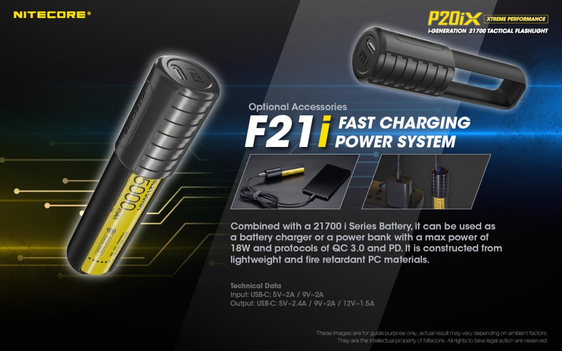Nitecore Elemlámpa P20iX (1x21700 tartozék) CREE XP-L2 V6 (4000 lumen)