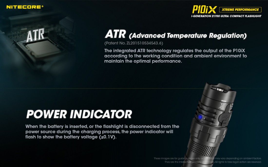 Nitecore Elemlámpa P10iX