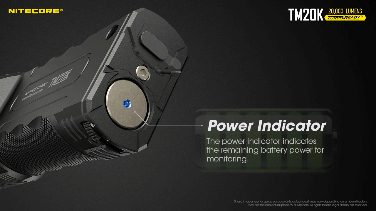 Nitecore Elemlámpa TM20K