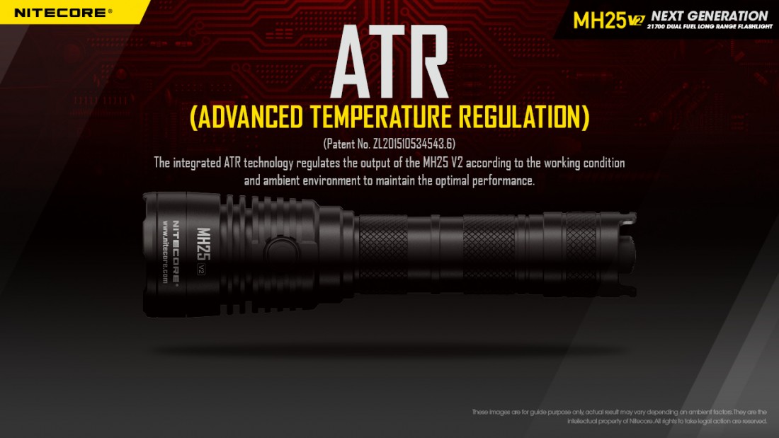 Nitecore Vadászlámpa Szett MH25V2 (1x21700) HP LED (1300 lumen)