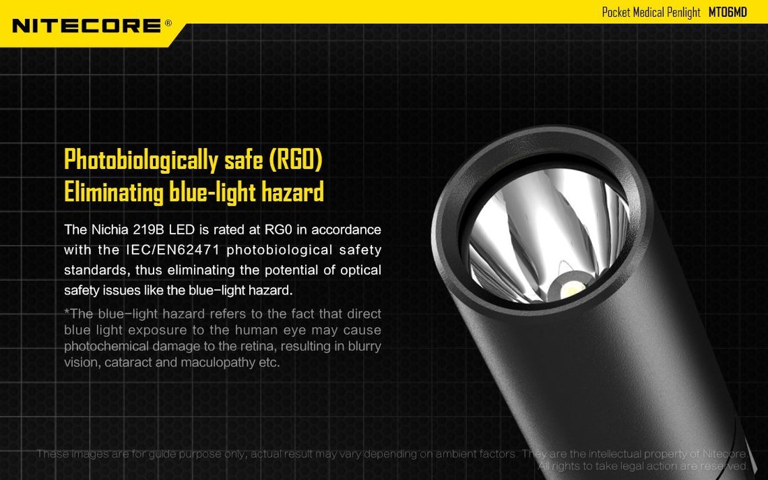 Nitecore MT06MD LED Elemlámpa 180 lumen