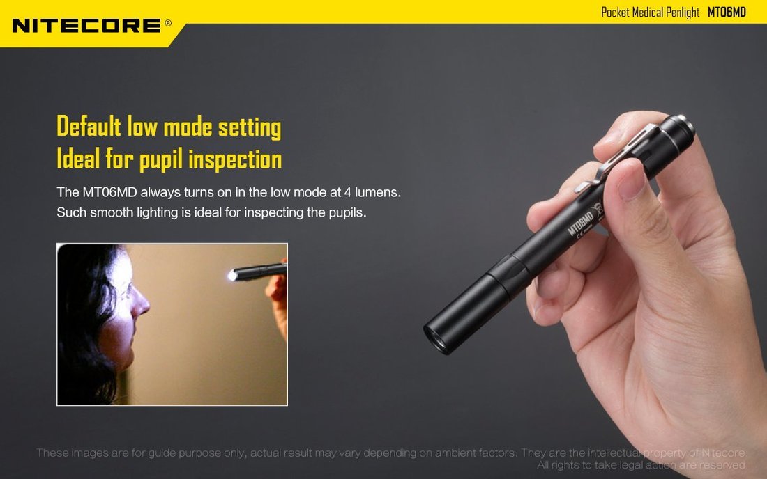 Nitecore MT06MD LED Elemlámpa 180 lumen