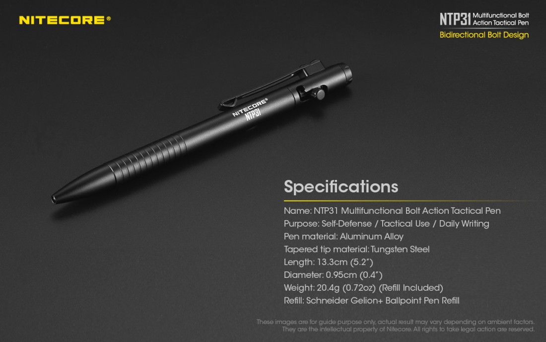 Nitecore Titánium Toll NTP31