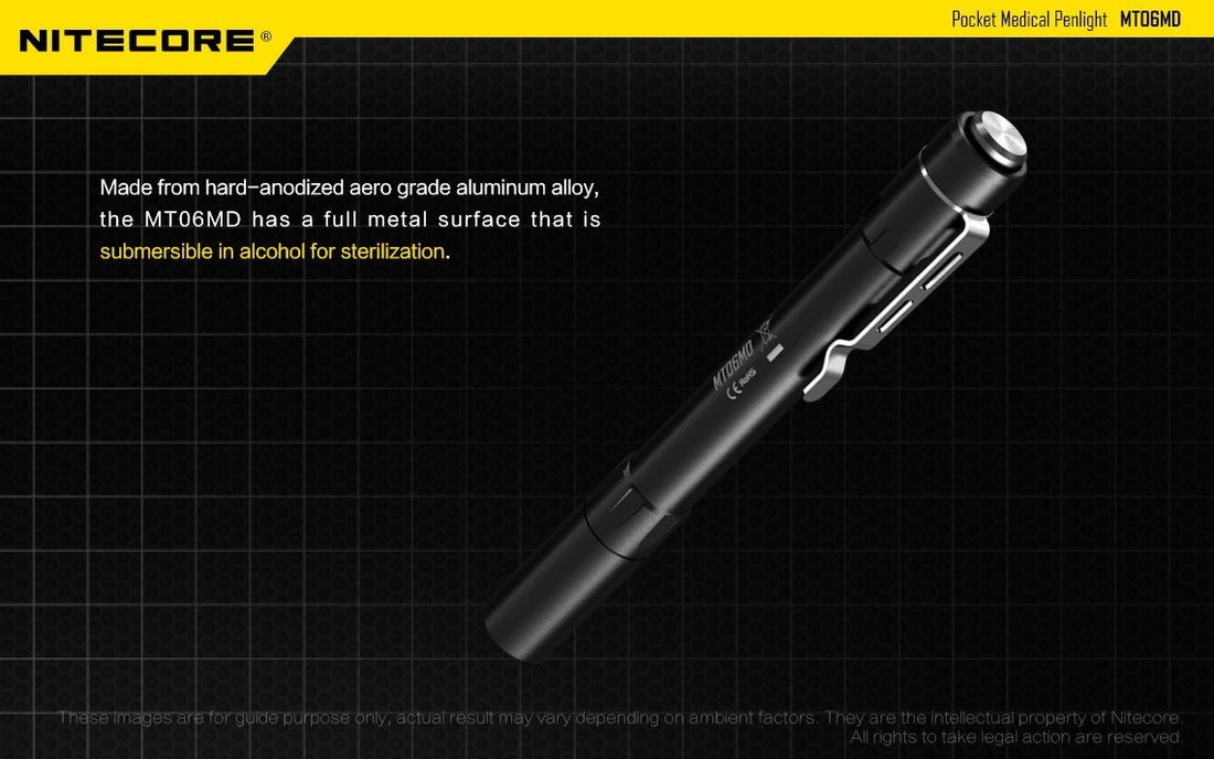 Nitecore MT06MD LED Elemlámpa 180 lumen