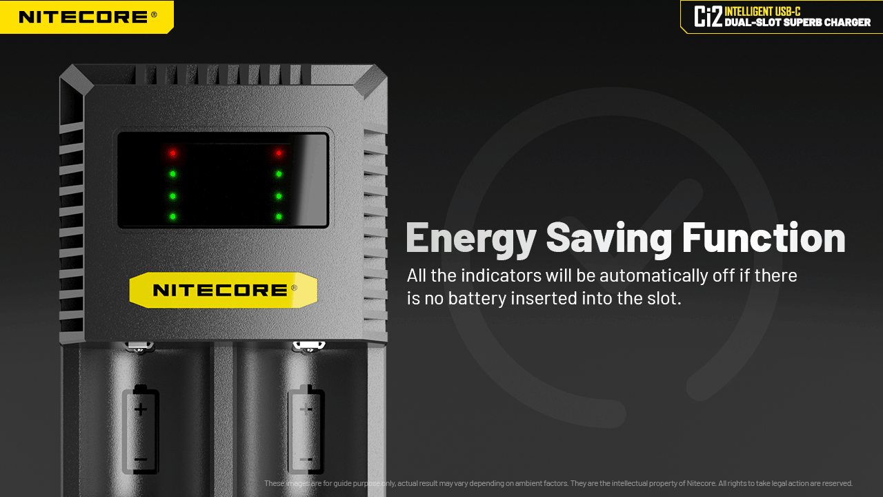 Nitecore Kellék Akkumulátor Töltő CI2