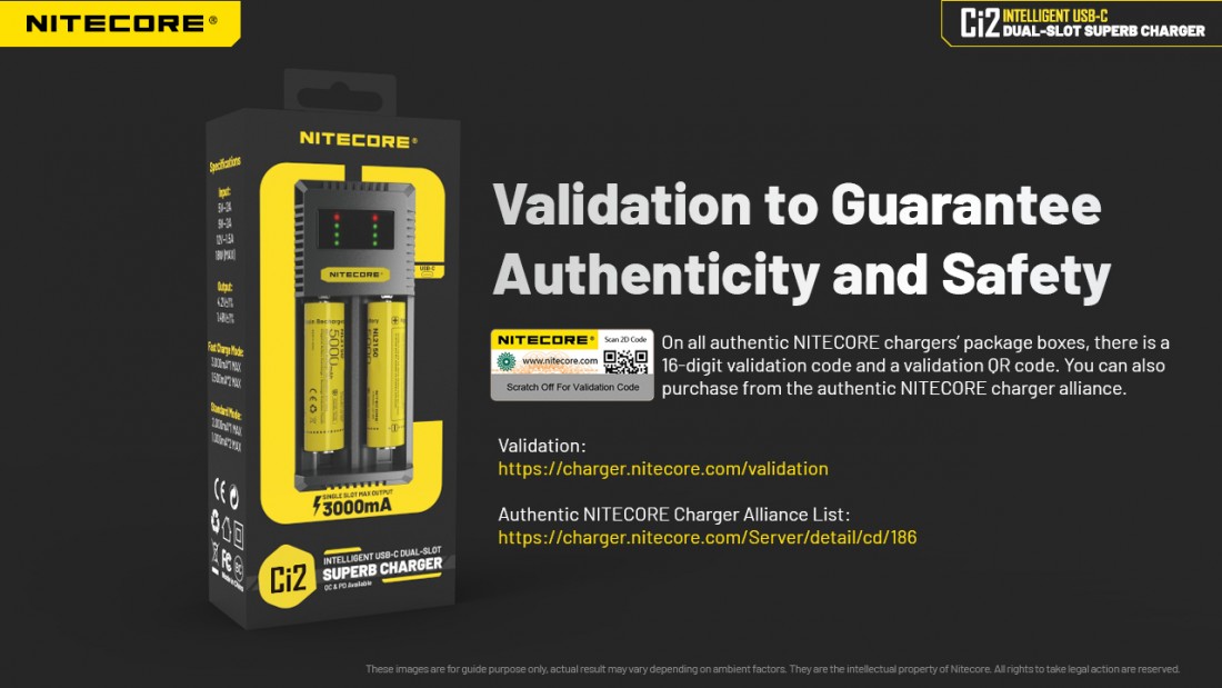 Nitecore Kellék Akkumulátor Töltő CI2
