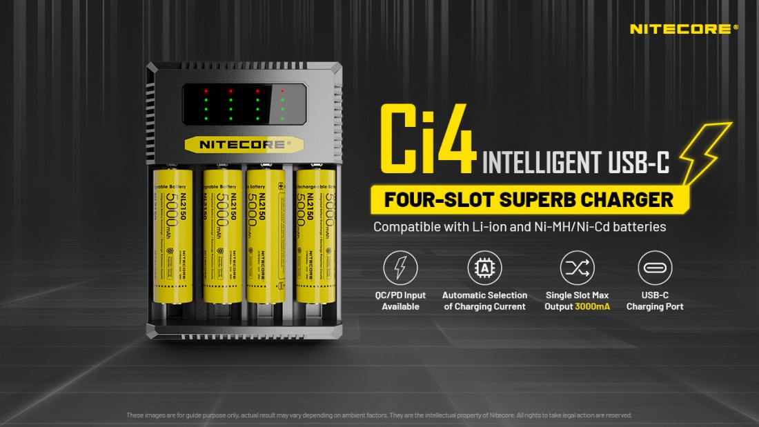 Nitecore Kellék Akkumulátor Töltő CI4